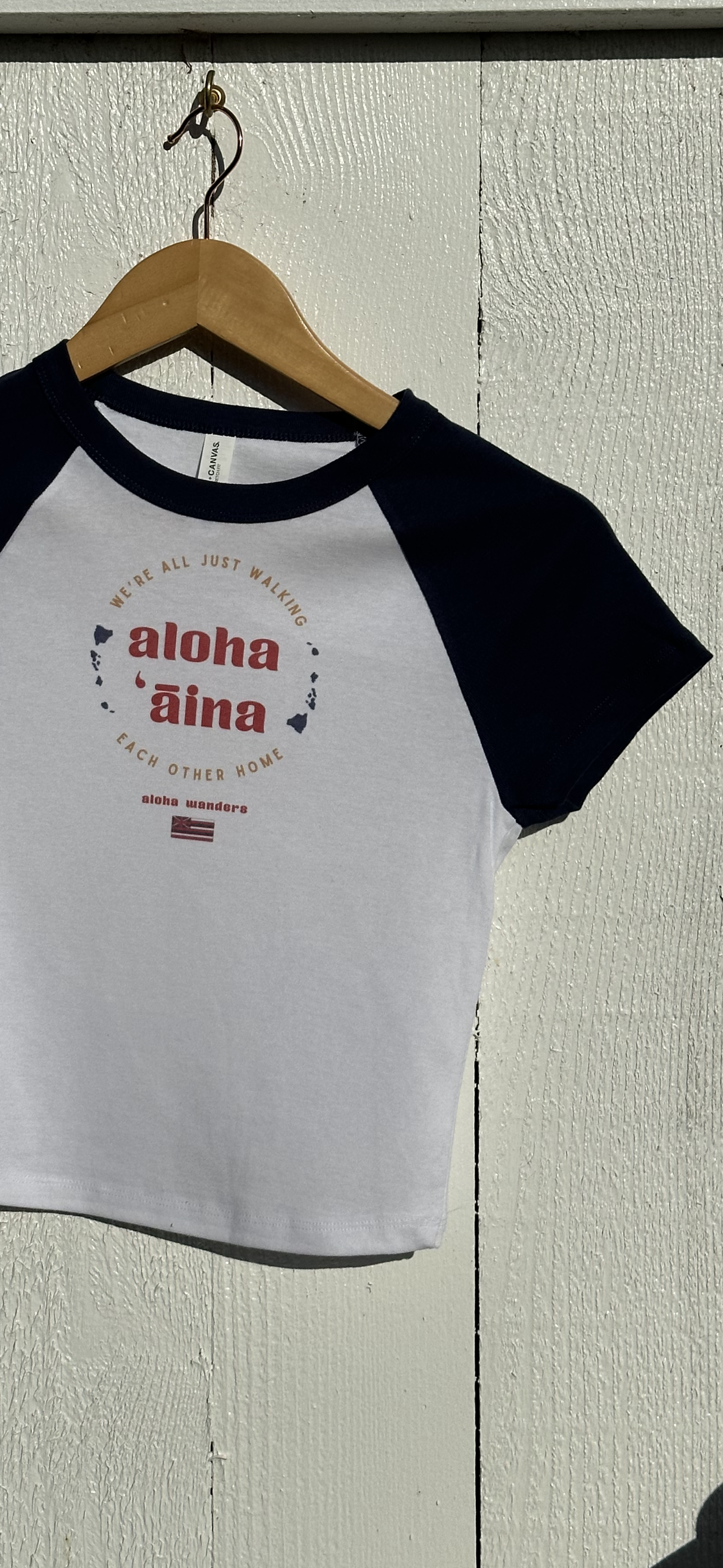 ALOHA ĀINA RAGLAN BABY TEE