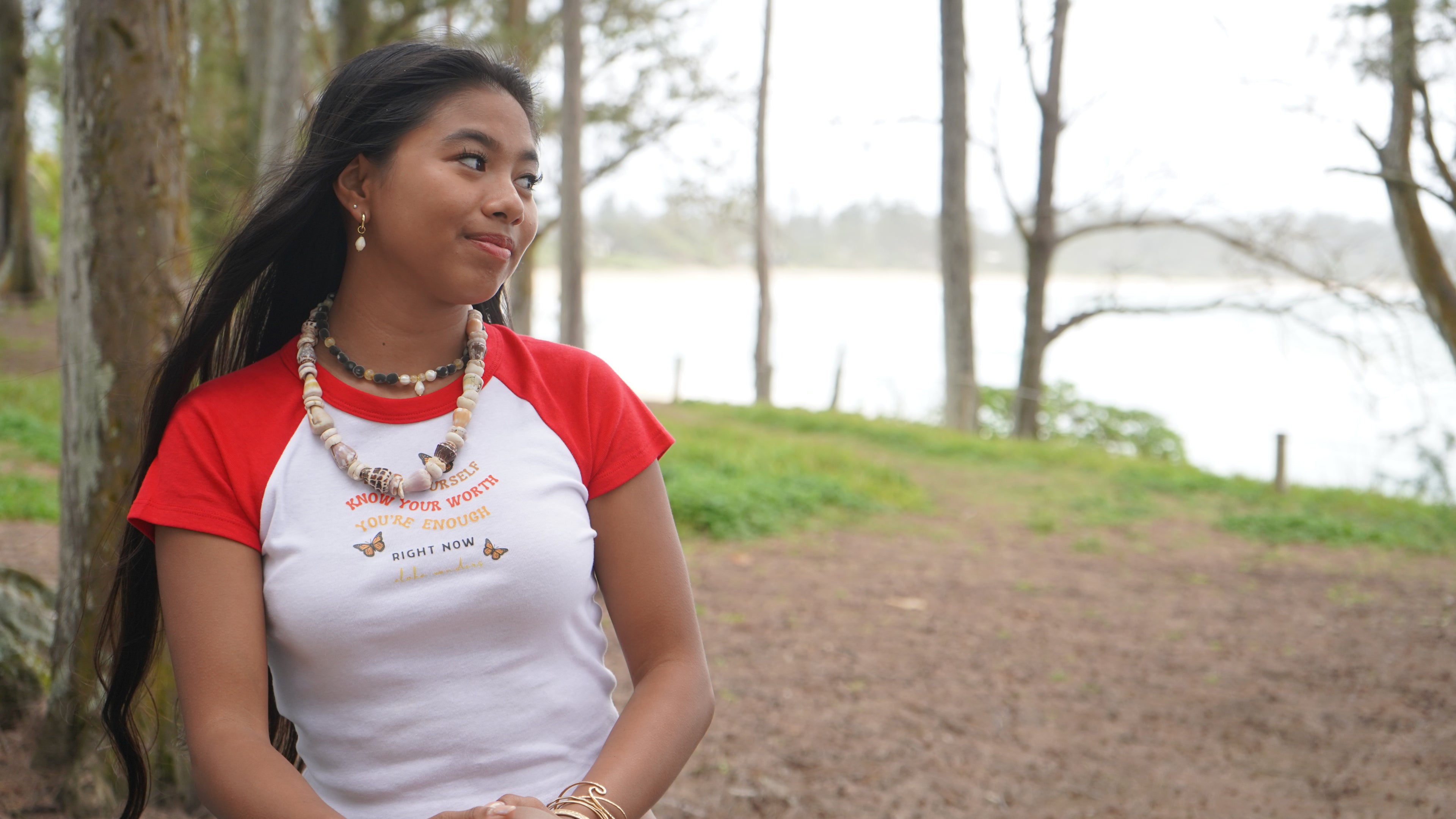 LOVE YOURSELF RAGLAN BABY TEE