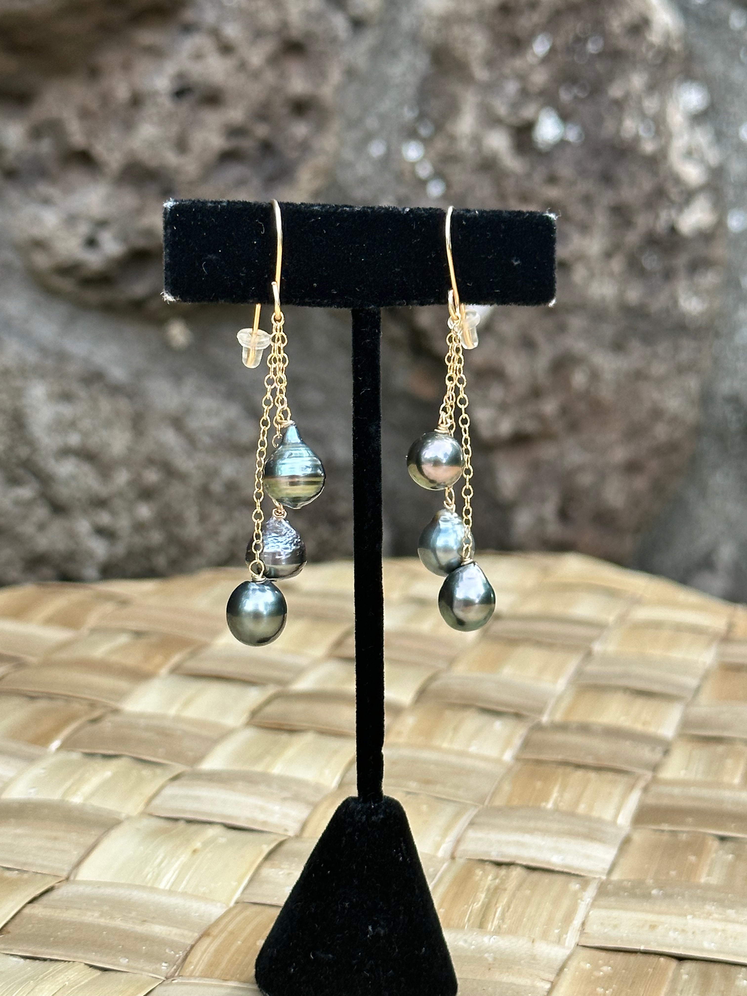 Tahitian Pearls - 14K Gold Filled