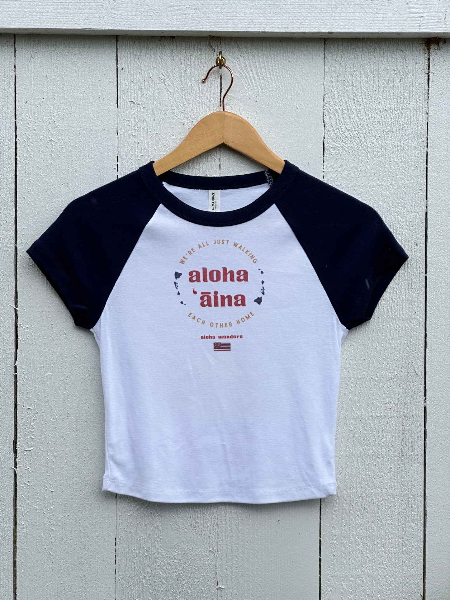 ALOHA ĀINA RAGLAN BABY TEE