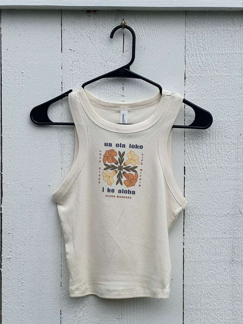 LOVE GIVES LIFE WITHIN RACER TANK