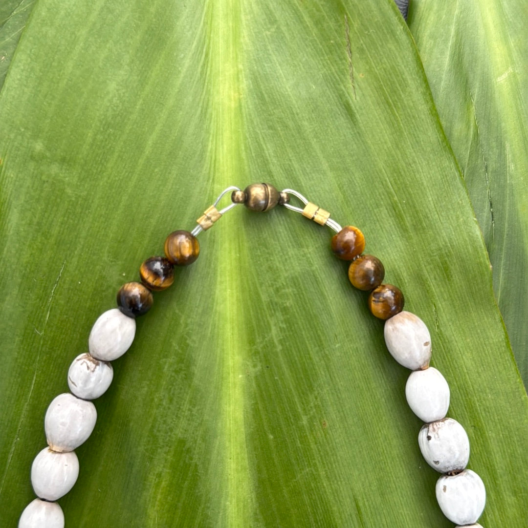 Koa wood, tigers eye