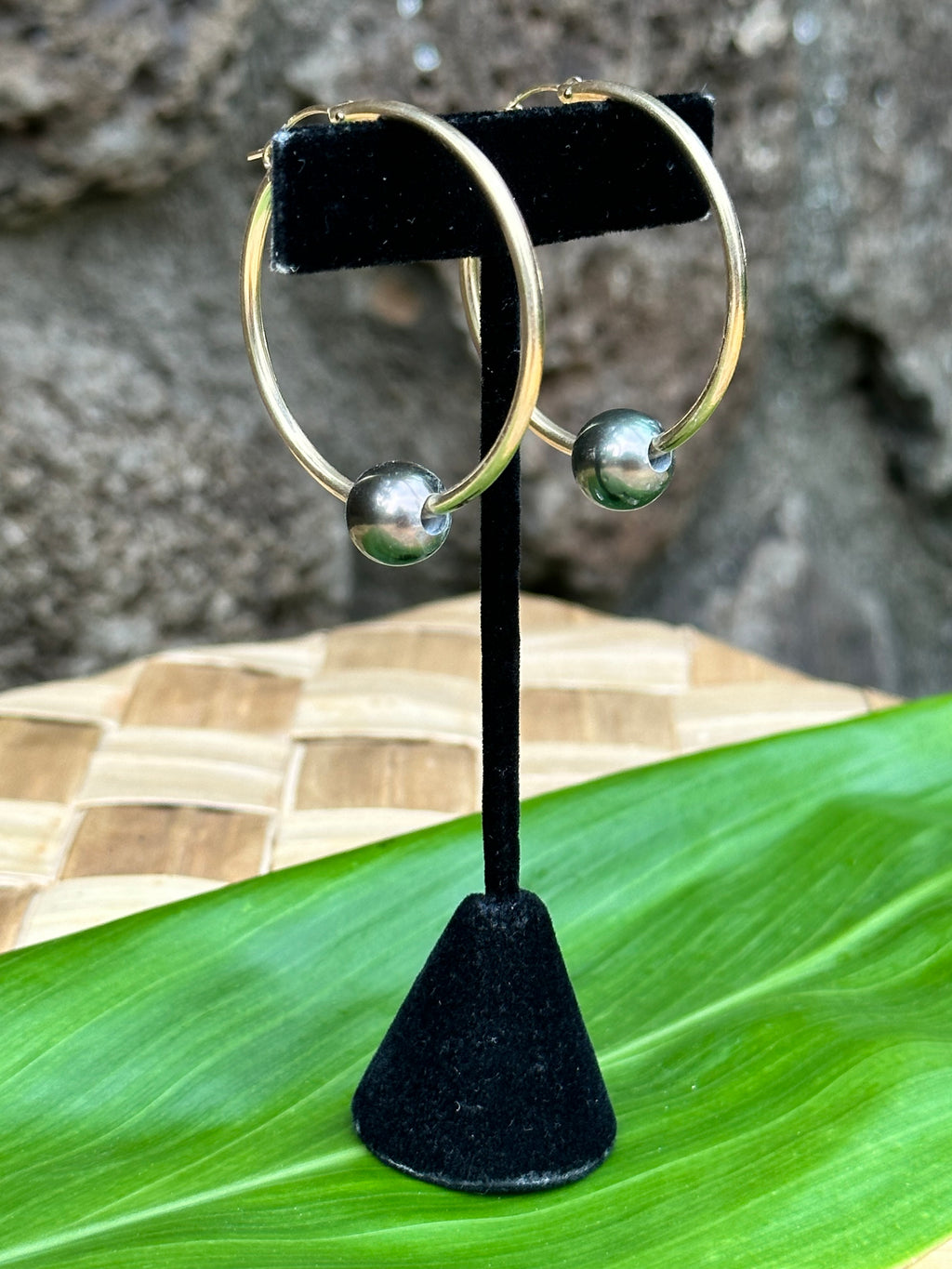 Tahitian Pearls - 14K Gold Filled Hoops