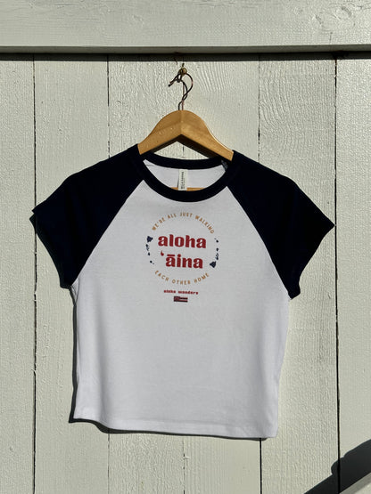 ALOHA ĀINA RAGLAN BABY TEE