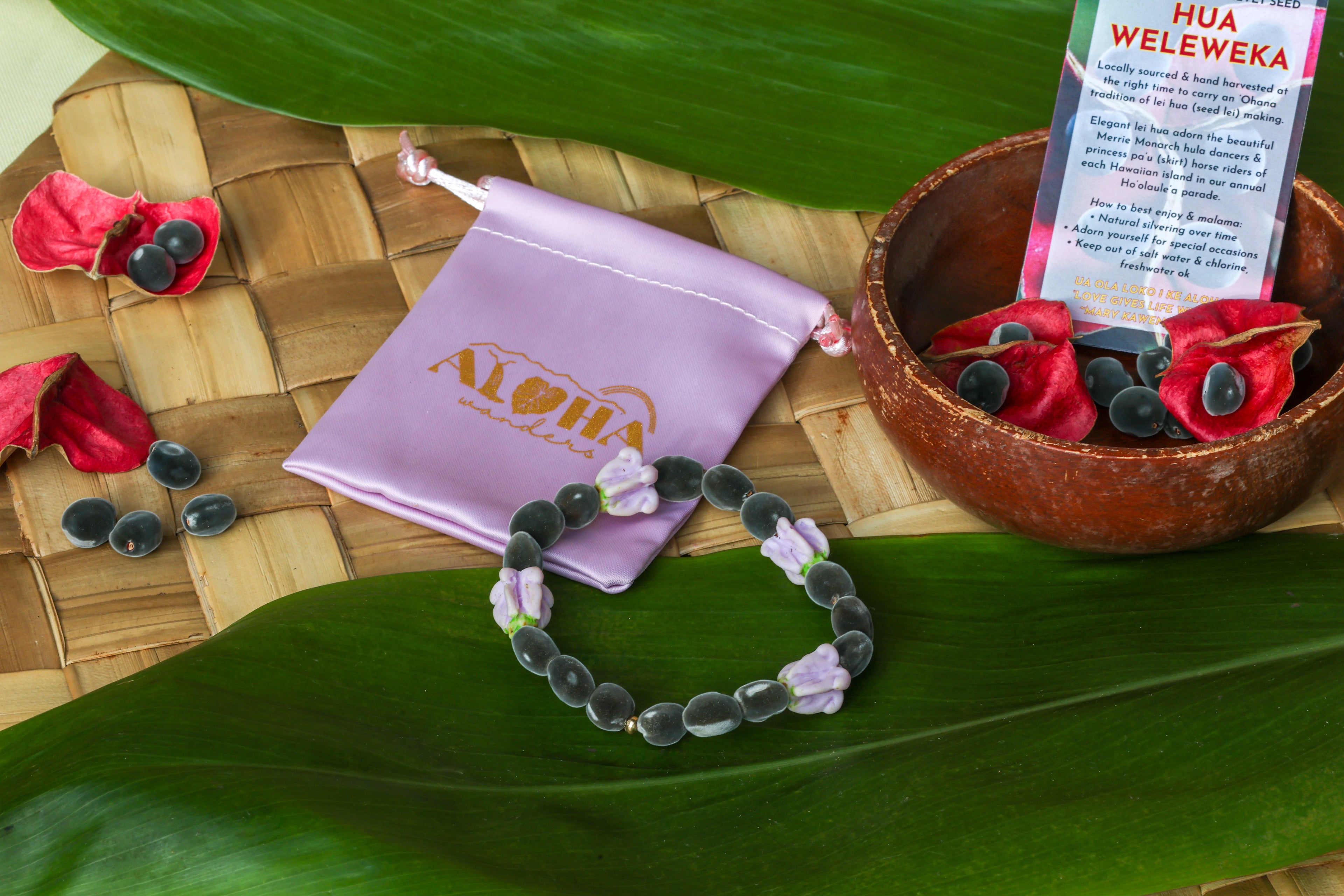 Hua Weleweka, Lilac Pua Kalaunu, 7-7.5in